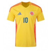 Pánský Fotbalový dres Kolumbie James Rodriguez #10 Copa America 2024 Domácí Krátký Rukáv